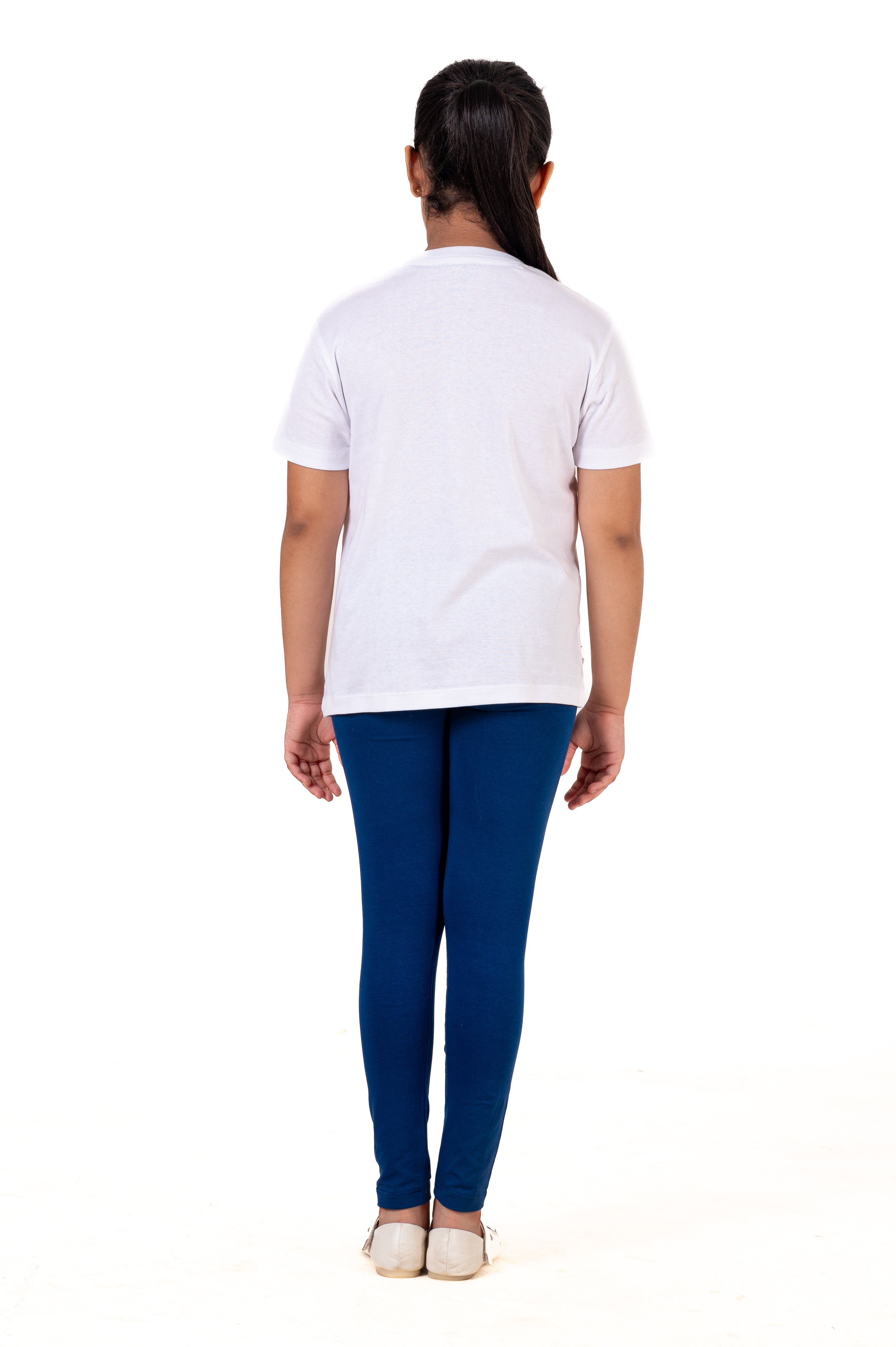 Plain Leggings Estate Blue
