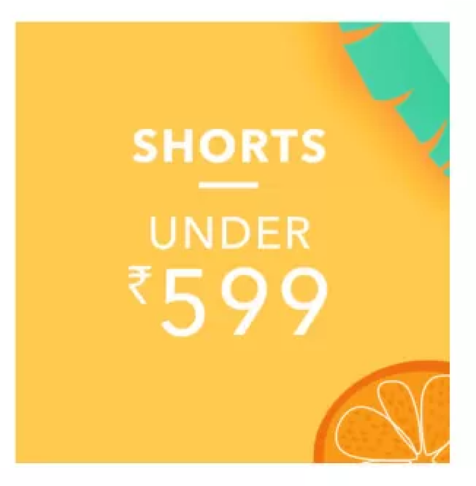 Shorts Under 599