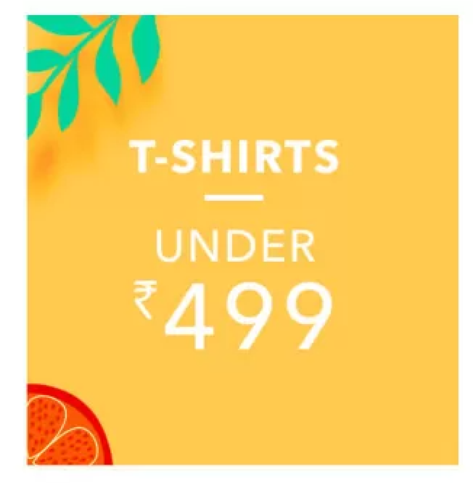 T-Shirts under 499