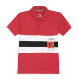 Sunny Smiles Red Polo