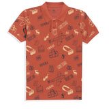 Terracotta Printed Polo