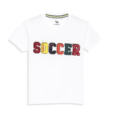 White Soccer Slim Tee