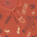 Terracotta Printed Polo