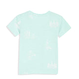 Mint Slim Printed Tee