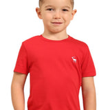 Maroon Regular Fit Solid Tshirt