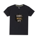 Navy Snap Sprints Regular Fit Tee