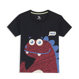 Navy Printed Tee