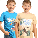 Pack of 2 Azure & Oat Milk Tees
