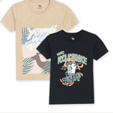 Pack of 2 Navy & Oat Milk Tees