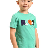 Green Regular Fit Printed Tshirt