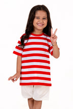 Co Ords With Yarn Dyed Stripes Cloud Dancer