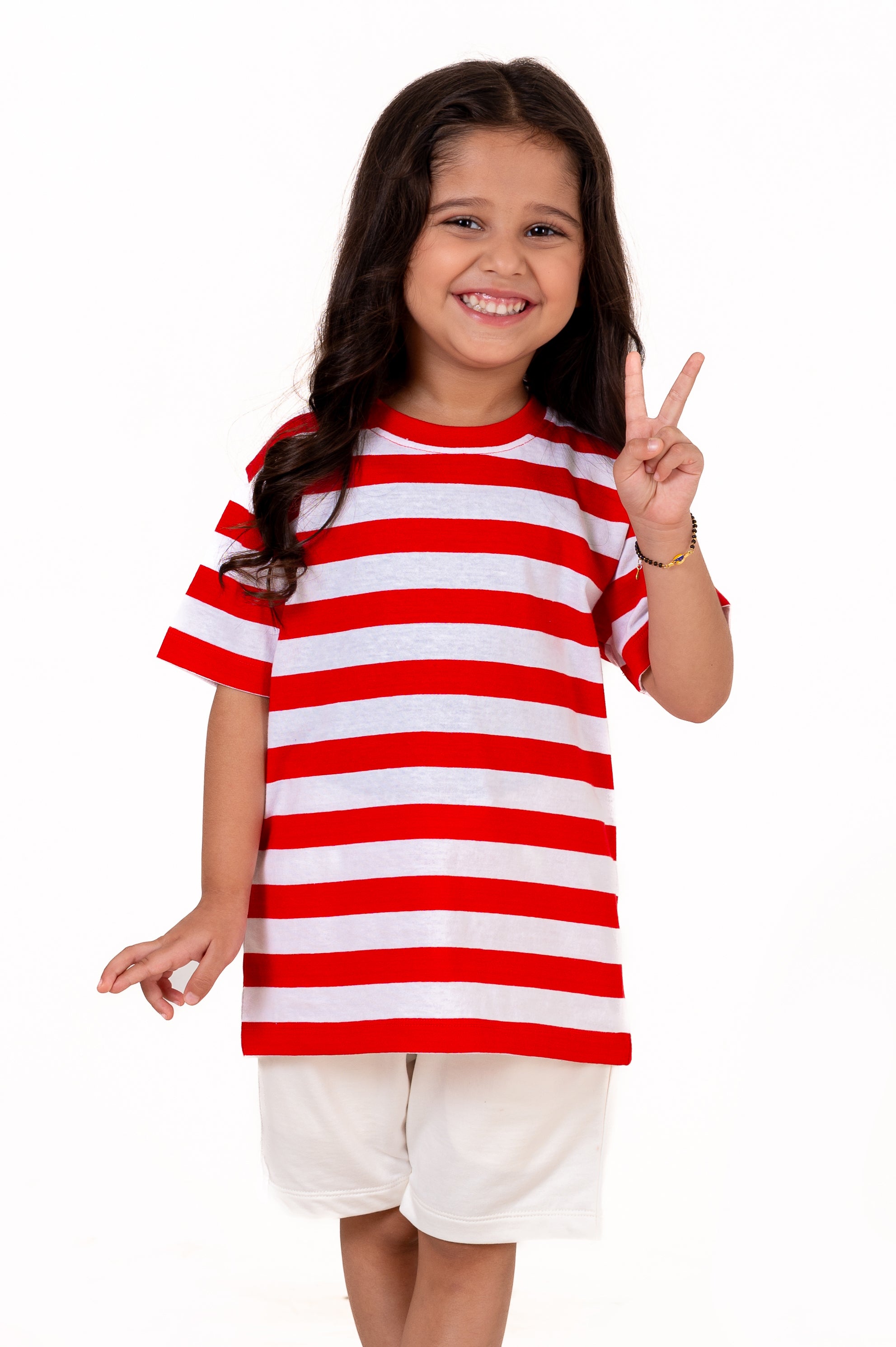 Co Ords With Yarn Dyed Stripes Cloud Dancer