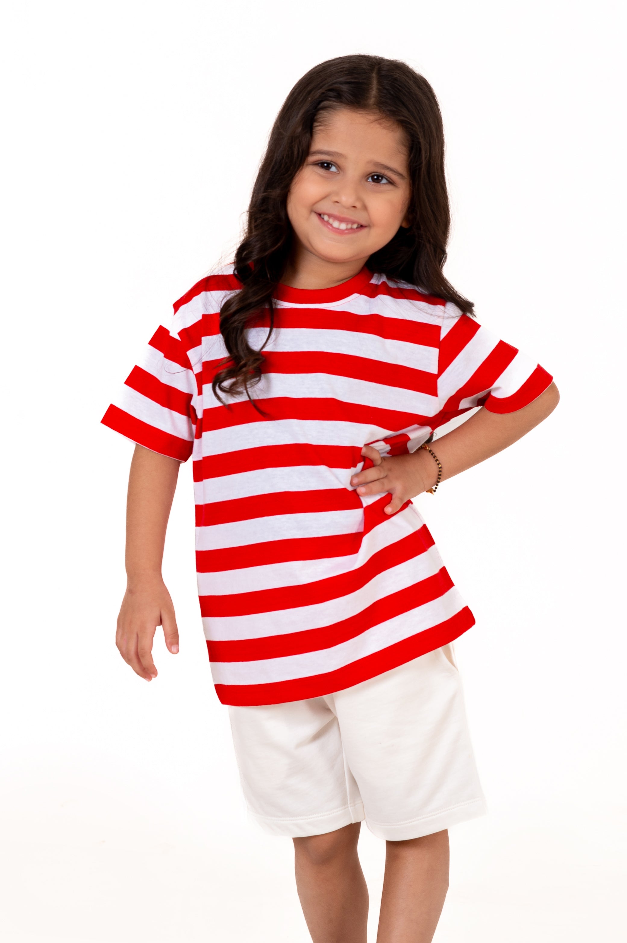 Co Ords With Yarn Dyed Stripes Cloud Dancer