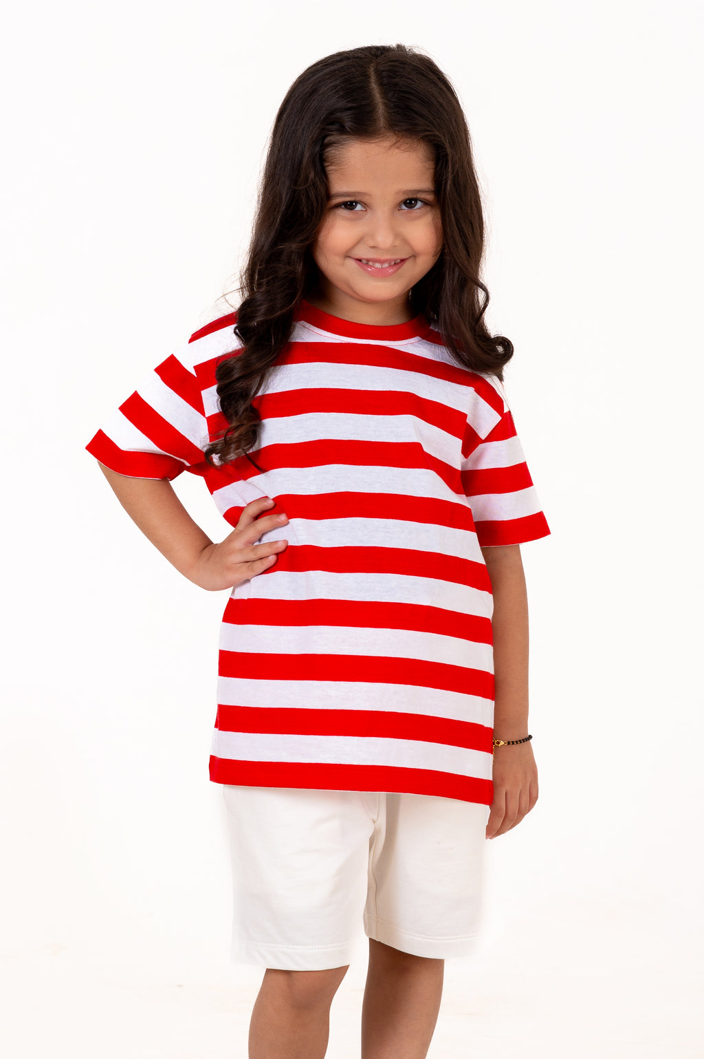 Co Ords With Yarn Dyed Stripes Cloud Dancer