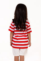 Co Ords With Yarn Dyed Stripes Cloud Dancer