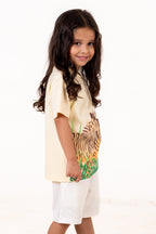 Crew Neck With Digital Printing Sandal