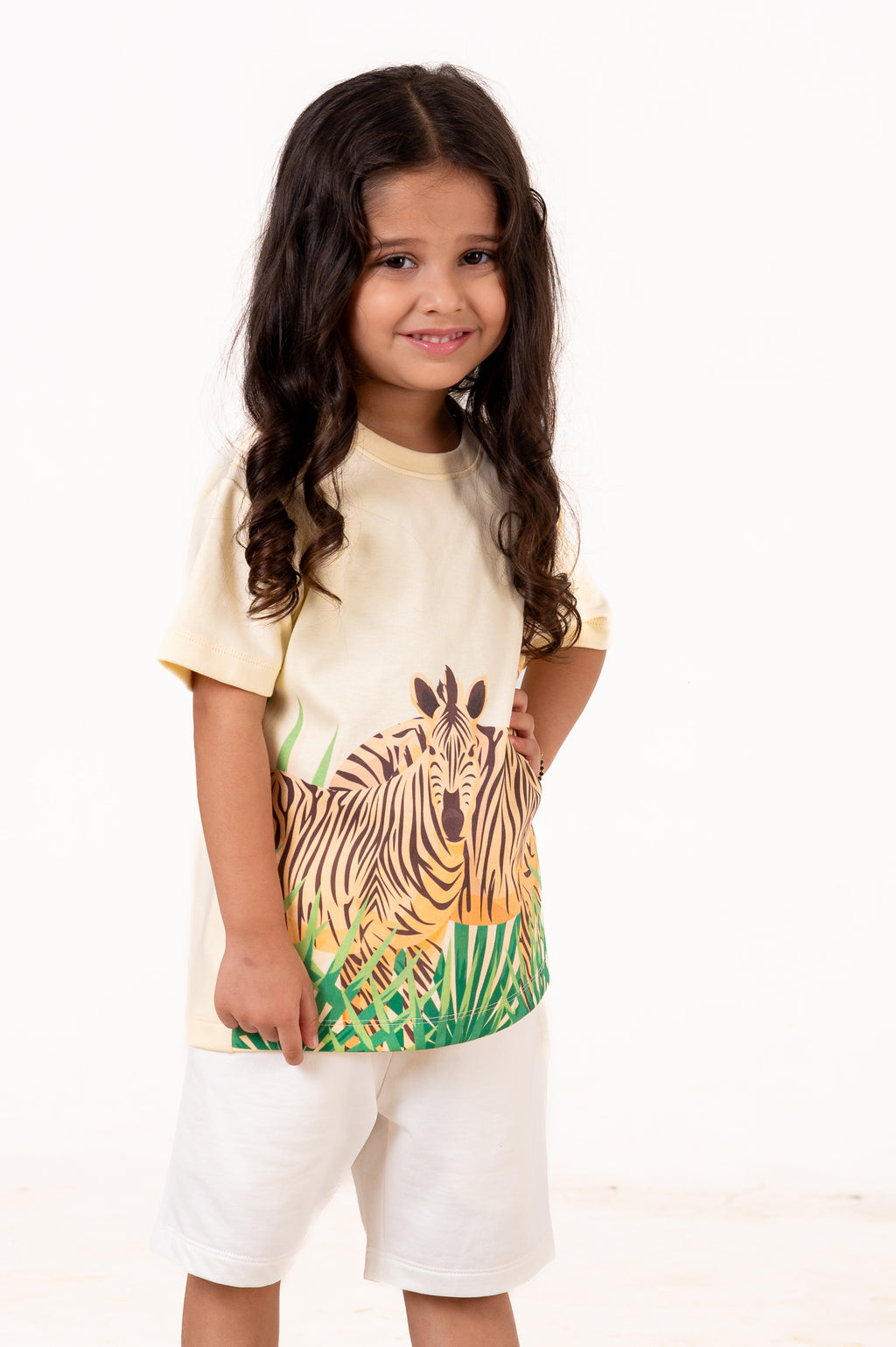 Crew Neck With Digital Printing Sandal