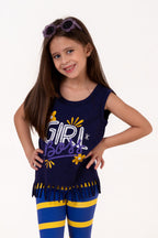 Tank Top With Normal Print Navy