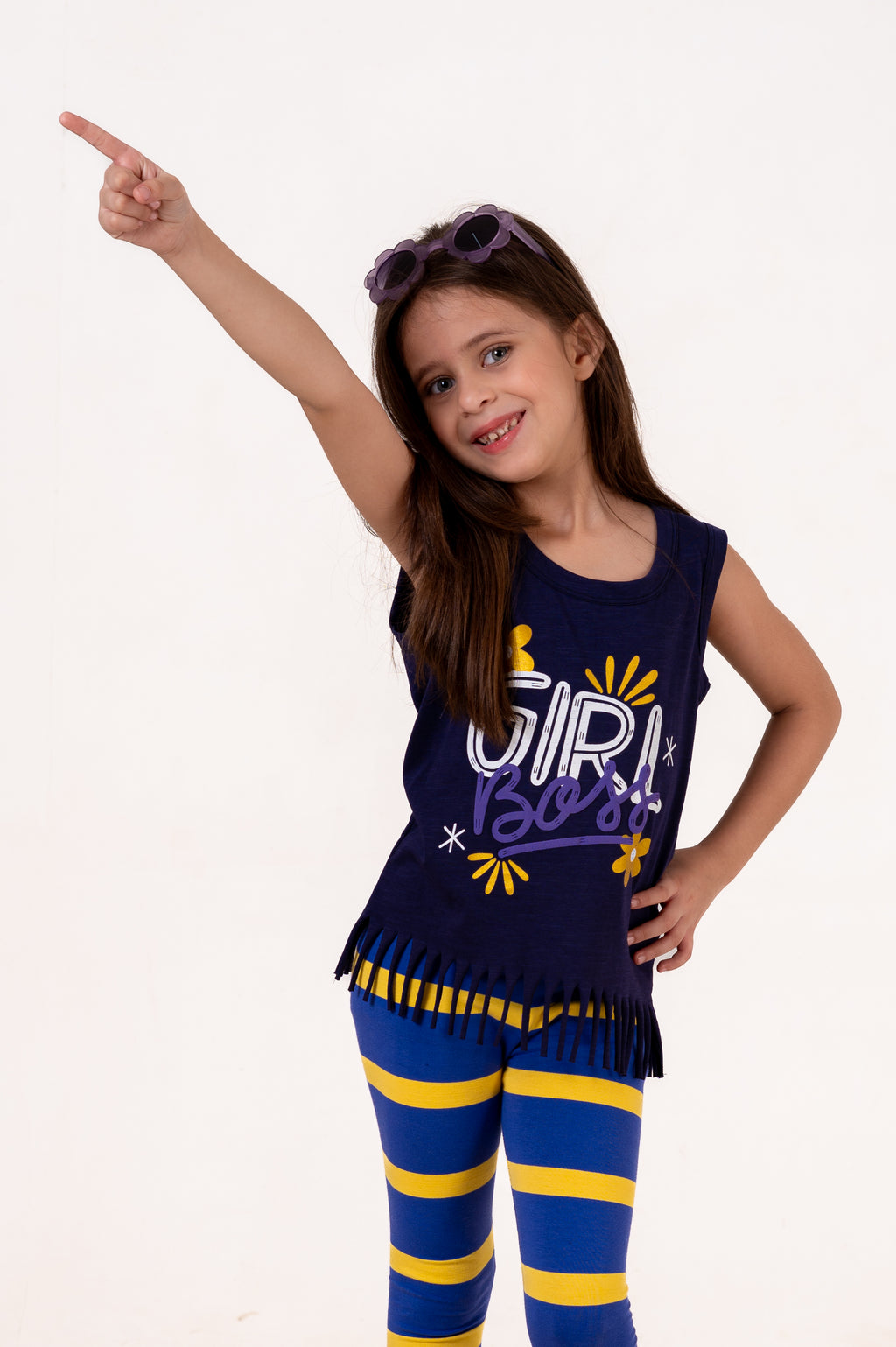 Tank Top With Normal Print Navy