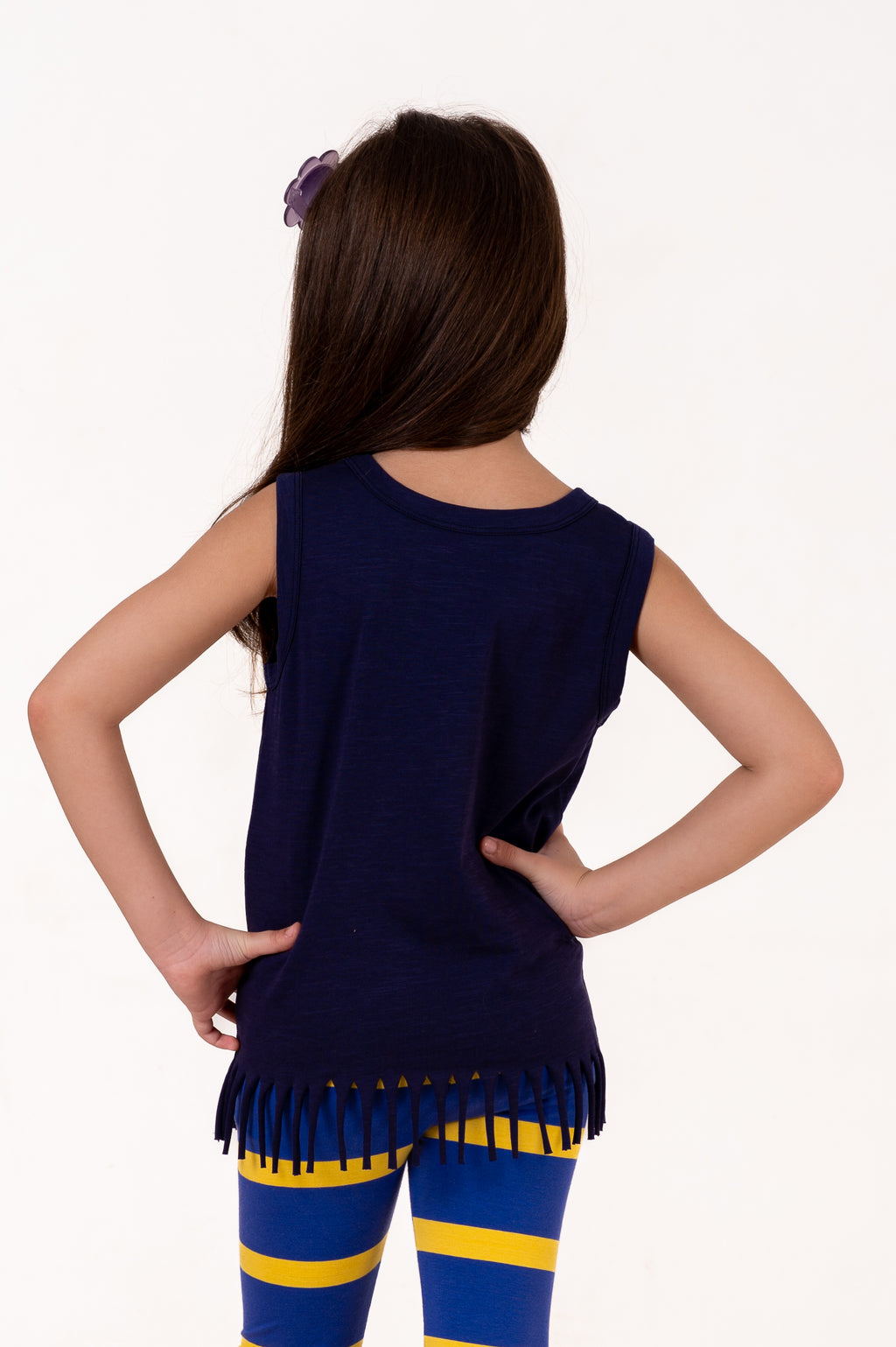 Tank Top With Normal Print Navy