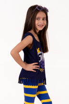 Tank Top With Normal Print Navy