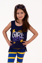 Tank Top With Normal Print Navy