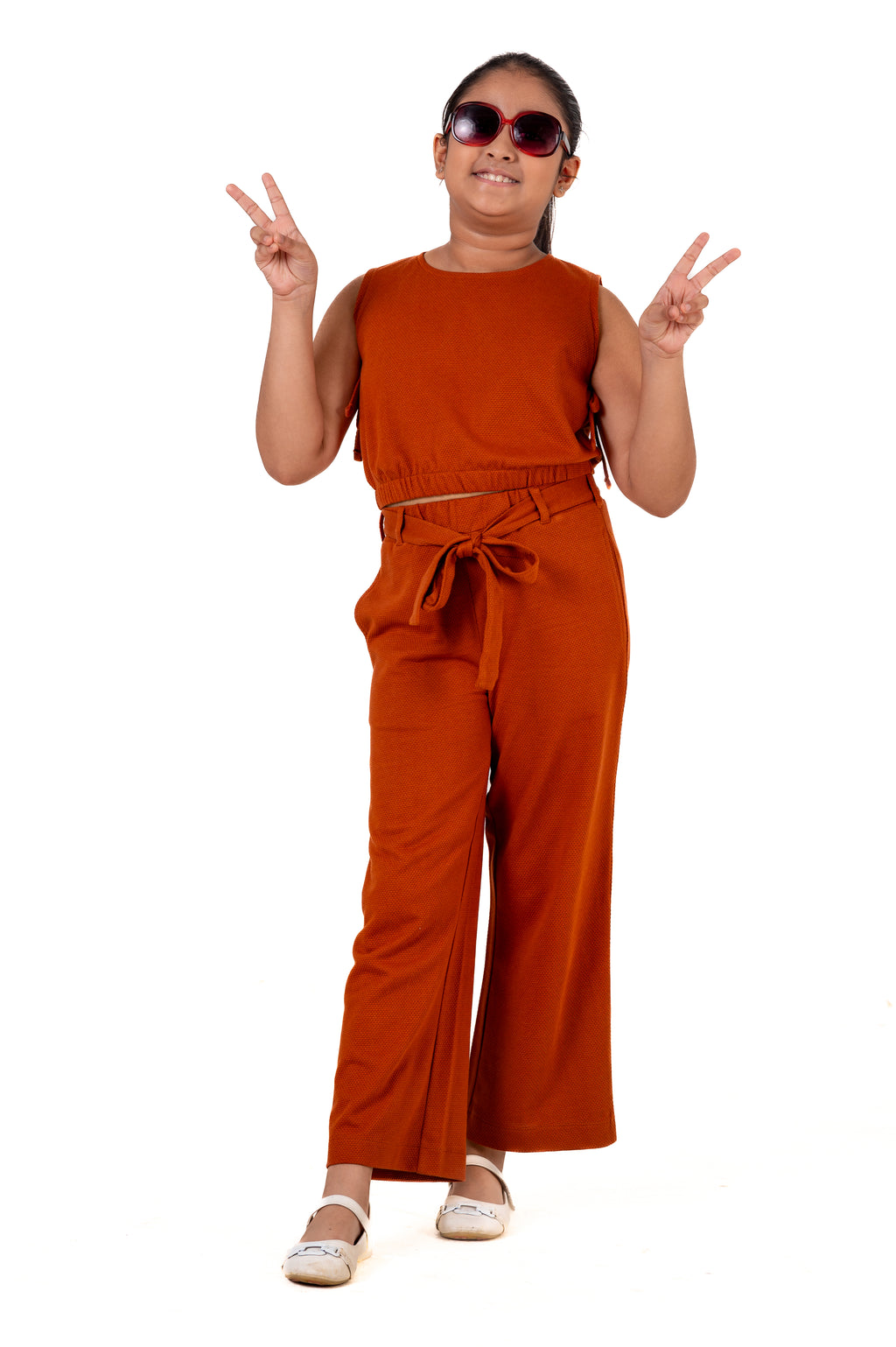 Co Ords With Popcorn Fabric Ginger Bread