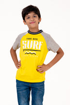 Ragalon Sleeve With Puff Print Yellow