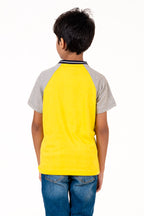 Ragalon Sleeve With Puff Print Yellow