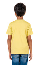 Crew Neck And Cut & Sew With Hd Print Pale Green