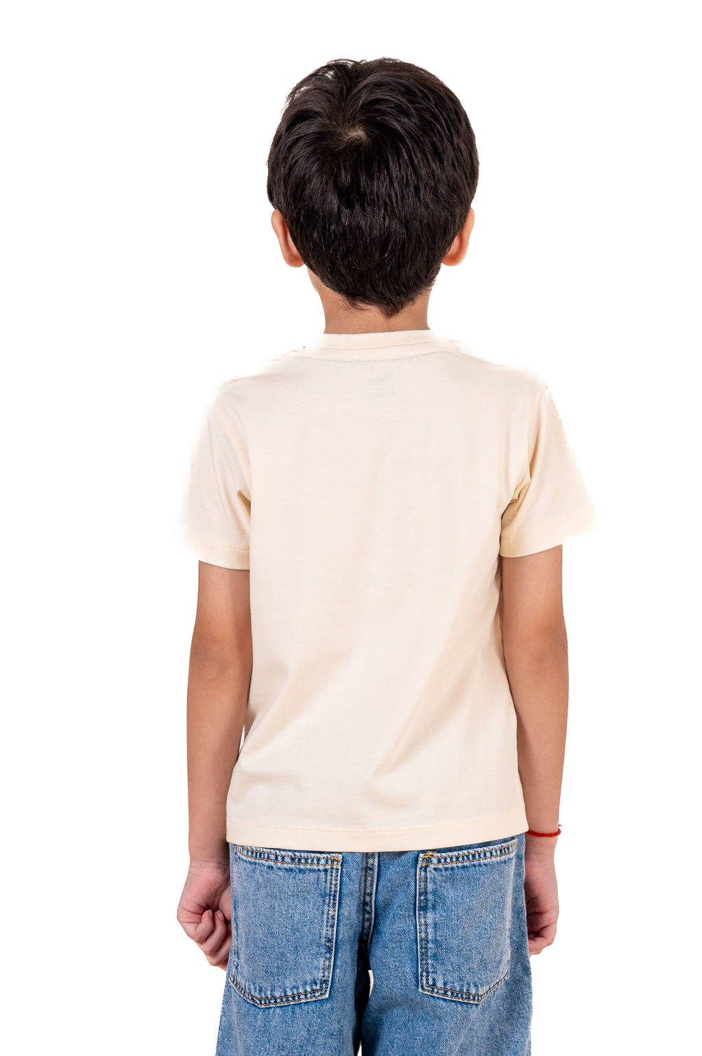 Crew Neck With Contrast Emb White