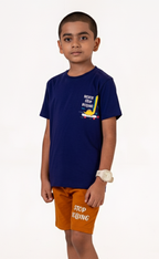 Co Ords With Print Navy