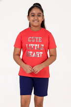 Co Ords With Foil Print Pink