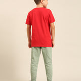Pack of 2 White & Maroon Tees