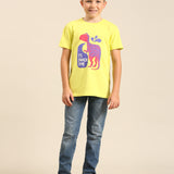 Rainbow Rascals Neon Yellow Tee