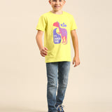 Rainbow Rascals Neon Yellow Tee