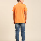 Apricot Crush Slim Printed Tee