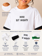 Organic Cotton Crew Neck With Normal Print And Applic White