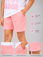 Organic Cotton Co Ords With Puff Print Pink
