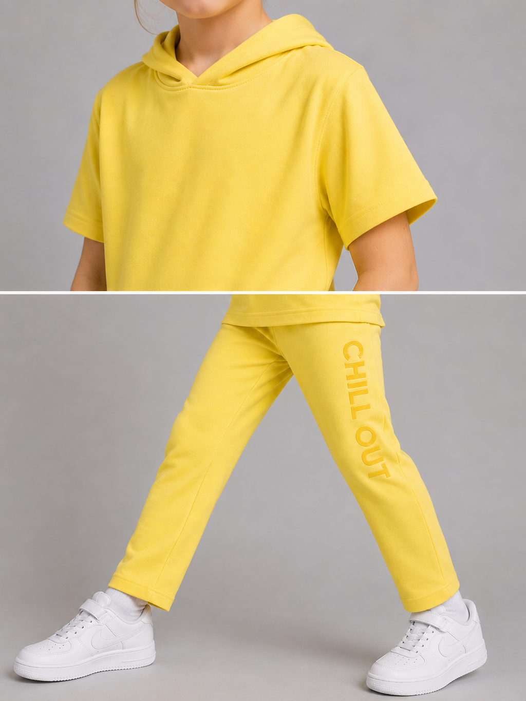 Organic Cotton Co Ords With Hd Gel Print Orange