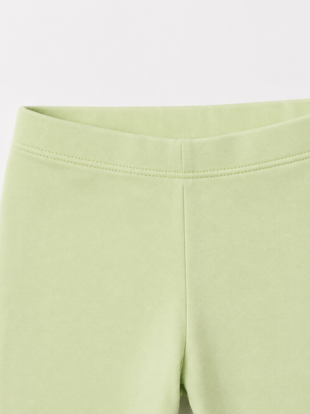 Organic Cotton Plain Leggings Patina Green