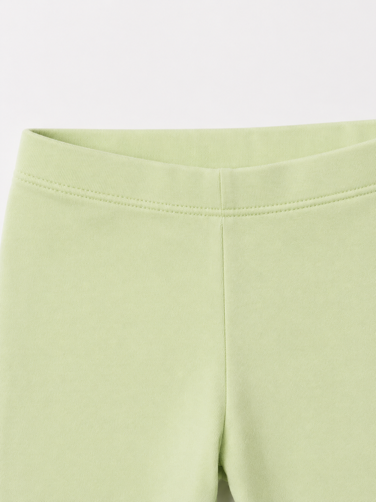 Organic Cotton Plain Leggings Patina Green