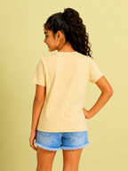 Organic Cotton Crew Neck With Digital Printing Sandal