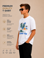 Organic Cotton Ragalon Sleeve With Print Cloud Dancer