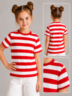 Organic Cotton Co Ords With Yarn Dyed Stripes Cloud Dancer