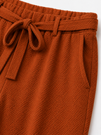 Organic Cotton Co Ords With Popcorn Fabric Ginger Bread