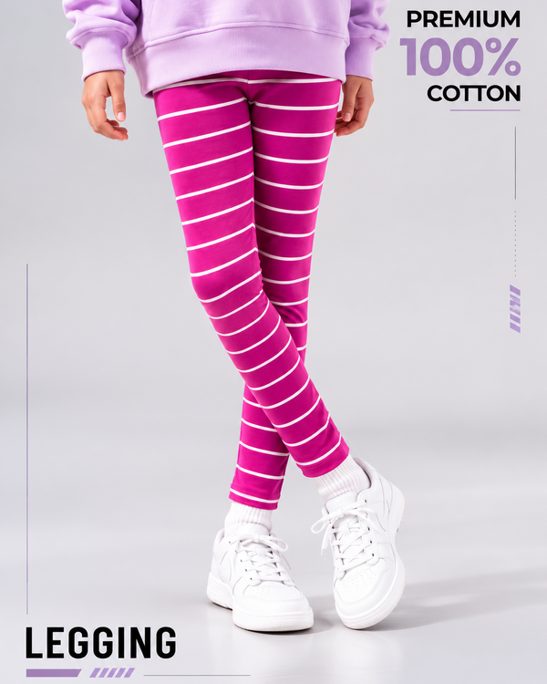 Organic Cotton Yarn Dyed Pant Soft Pink