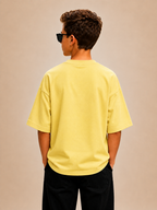 Crew Neck And Cut & Sew With Hd Print Pale Green